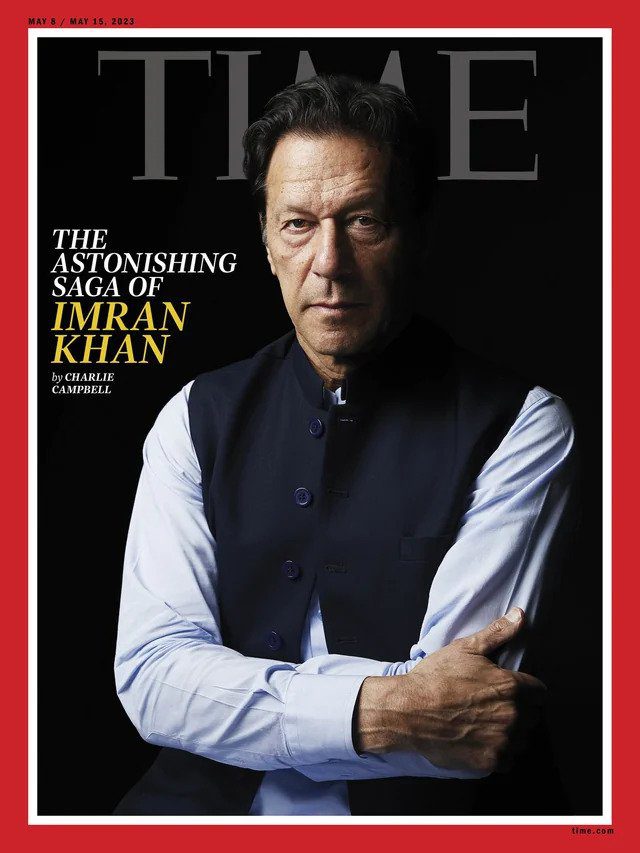 Time Magazine cover featuring Imran Khan, former Prime Minister of Pakistan